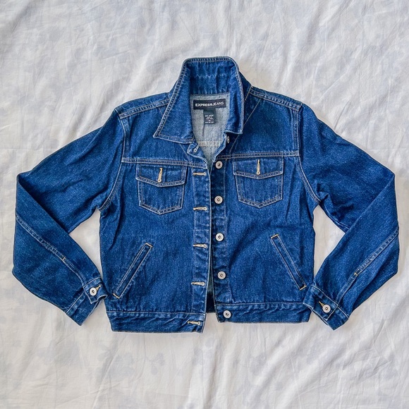 Express Jackets & Blazers - Express Denim Jacket (Size: M)